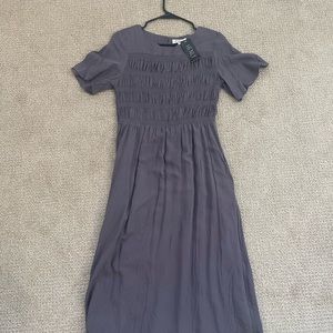 Gray Midi dress